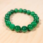 Bracelet en jade africain, perle en 10 mm